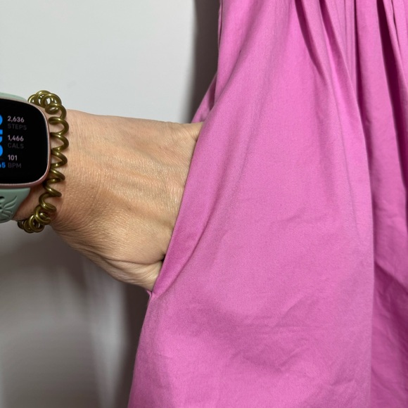 Heather Lehmann nursing dress fit and flare breastfeeding friendly zipper top 4 - Picture 10 of 11